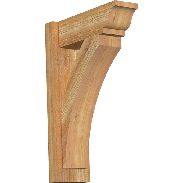 Ekena Millwork Thorton Rough Sawn Traditional Outlooker, Western Red Cedar, 6"W x 16"D x 24"H OUT06X16X24THR01RWR - main